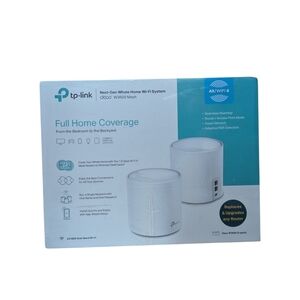 TP-Link Wi-Fi 6 AX1800 Mesh Router System | 2- Mesh Routers |Deco W3600 (2-Pack)